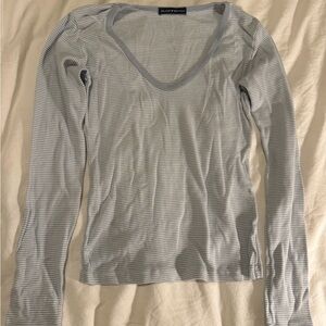 Brandy Melville Y2K Striped Long Sleeve Top